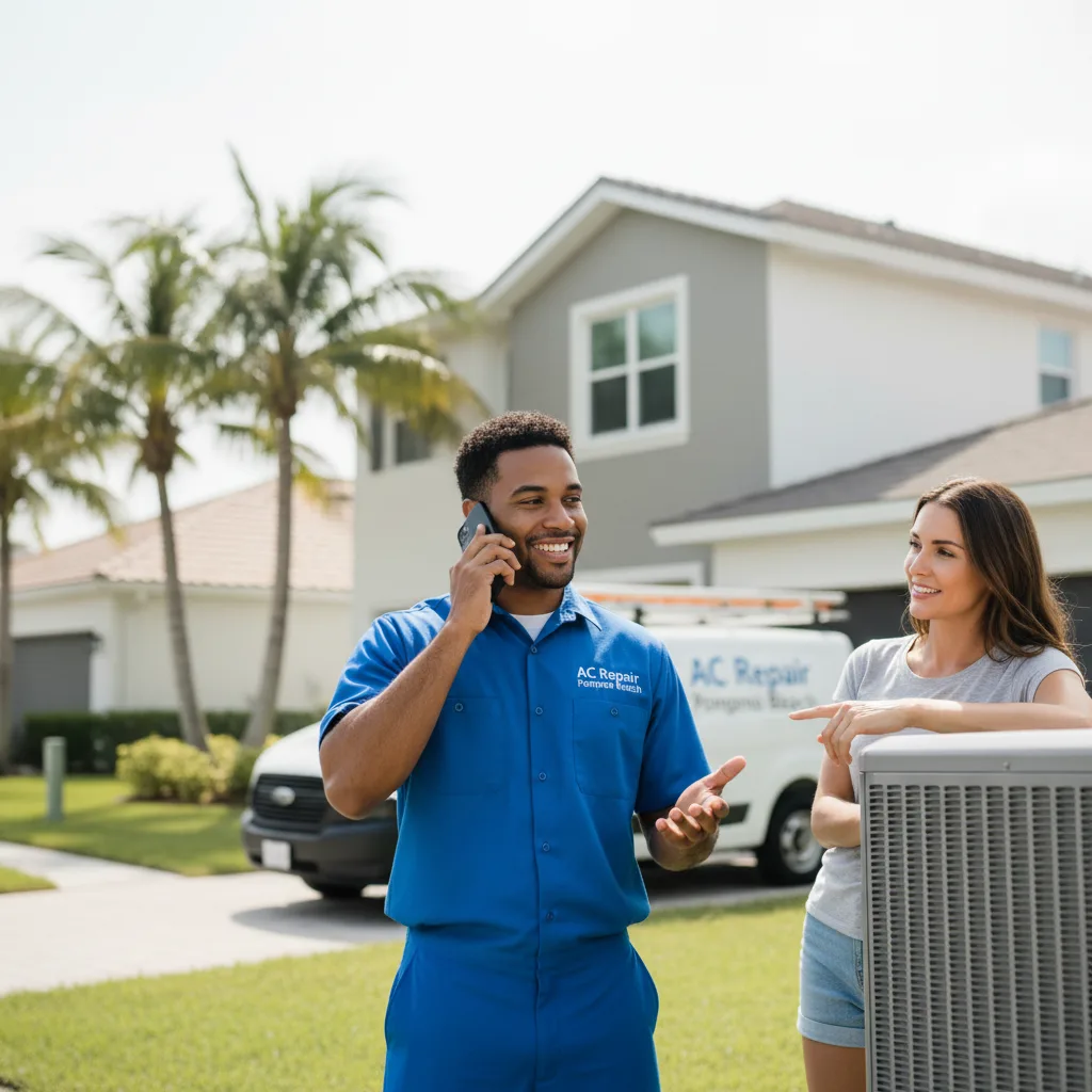 AC Repair Pompano Beach customer support in Burlington